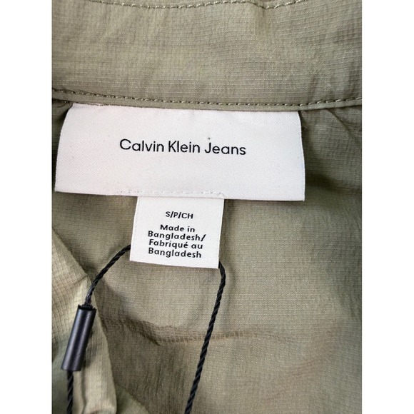 Calvin Klein Men's Ripstop Coach Overland Classic Shirt Jacket Tan, Small - Picture 6 of 14